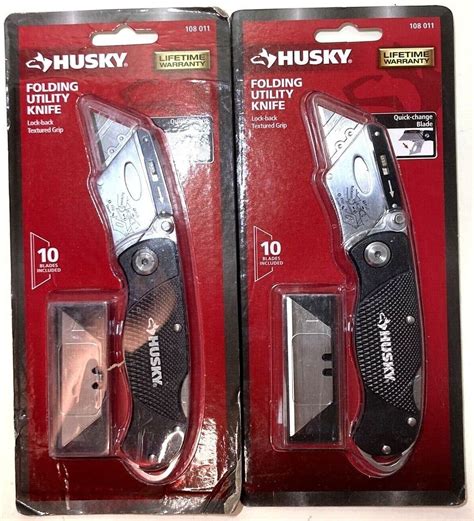 husky pocket knife box cutter